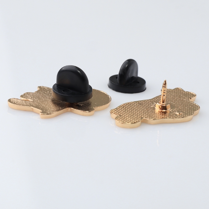 Набор значков (2 шт.) &laquo;Космонавты&raquo; супер-герои, цветной в золоте