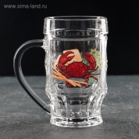 Кружка для пива &laquo;Деликатес. Пинта&raquo;, 500 мл, рисунок МИКС