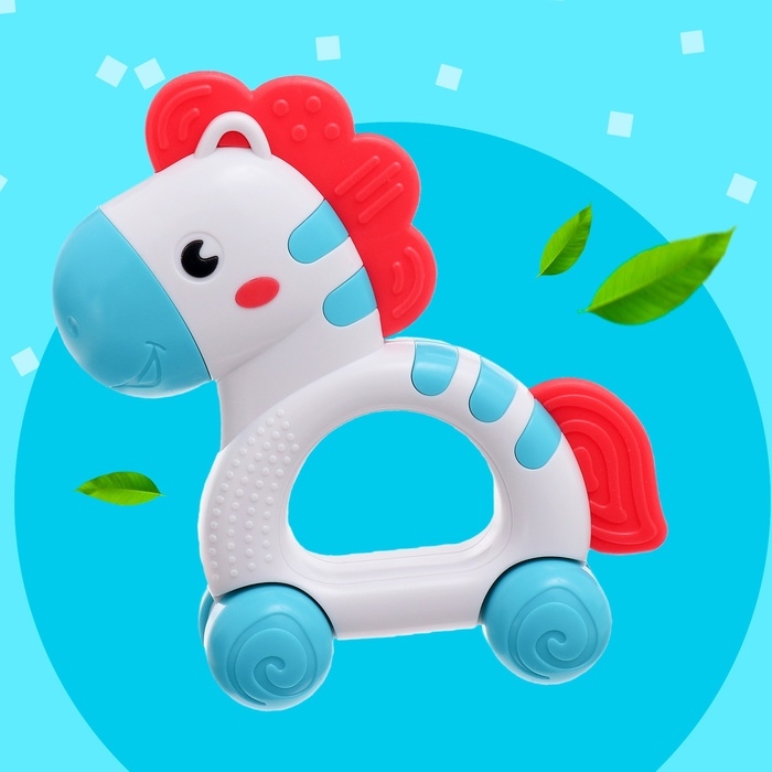 Набор погремушек с прорезывателями &laquo;Зоопарк&raquo;, в кейсе