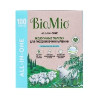 Таблетки для посудомоечной машины BioMio BIO-TABS MULTI с эвкалиптом, 100 шт