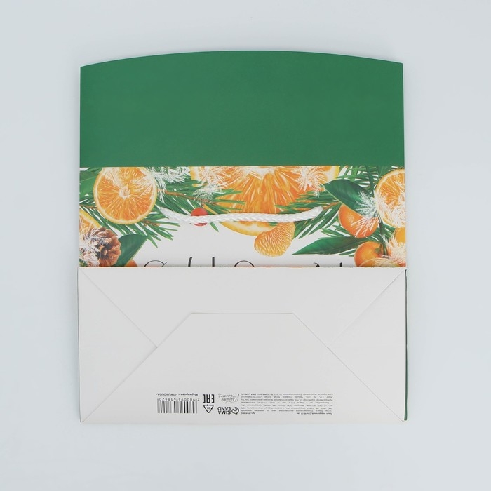 Пакет&mdash;коробка &laquo;Снежная история&raquo;, 23 х 18 х 11 см