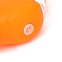 Игрушка пищащая "Крокодил" для собак, 19 см, оранжевая Игрушка пищащая "Крокодил" для собак, 19 см, оранжевая