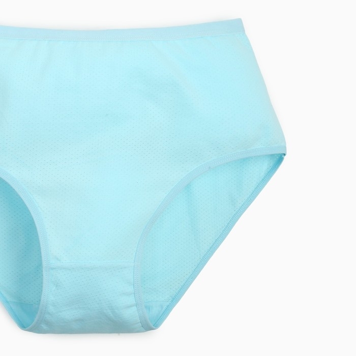 Трусы женские слипы, цвет голубой, размер 54-56
