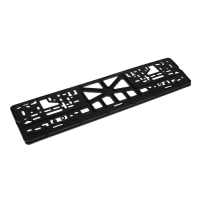 Рамка для автомобильного номера &laquo;БЛАТНЫХ НЕ БЫЛО&raquo;, чёрная, пластик