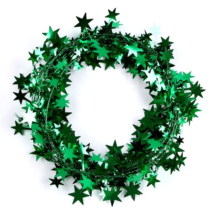 Новый год! Проволока для поделок и декора &laquo;Звёздочка&raquo; длина &mdash; 5 метров, цвет зелёный