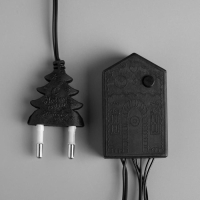 Гирлянда &laquo;Нить&raquo; 10 м, IP20, тёмная нить, 100 LED, свечение мульти, 8 режимов, 220 В