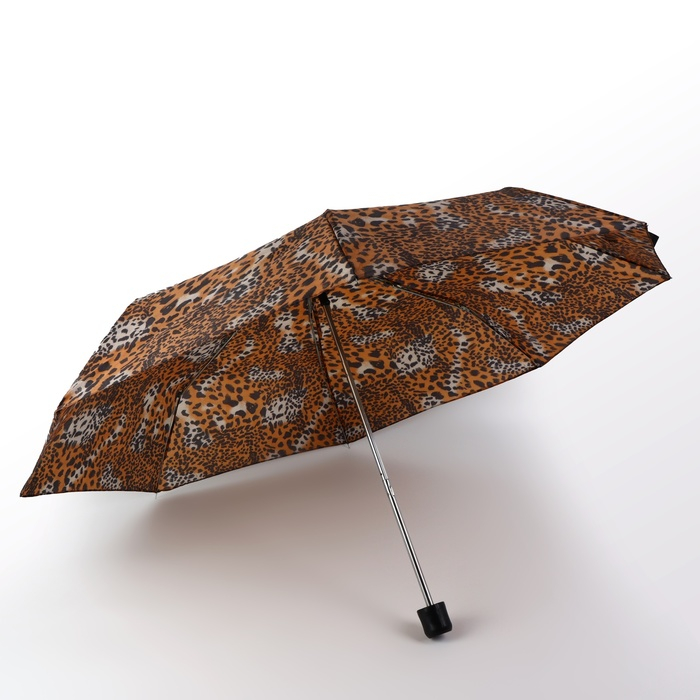 Зонт механический «Сафари», 3 сложения, 8 спиц, R = 48 см, рисунок МИКС Зонт механический «Сафари», 3 сложения, 8 спиц, R = 48 см, рисунок МИКС