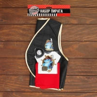 Карнавальный костюм &laquo;Морской разбойник&raquo;, жилетка, наглазник, термонаклейка, бандана