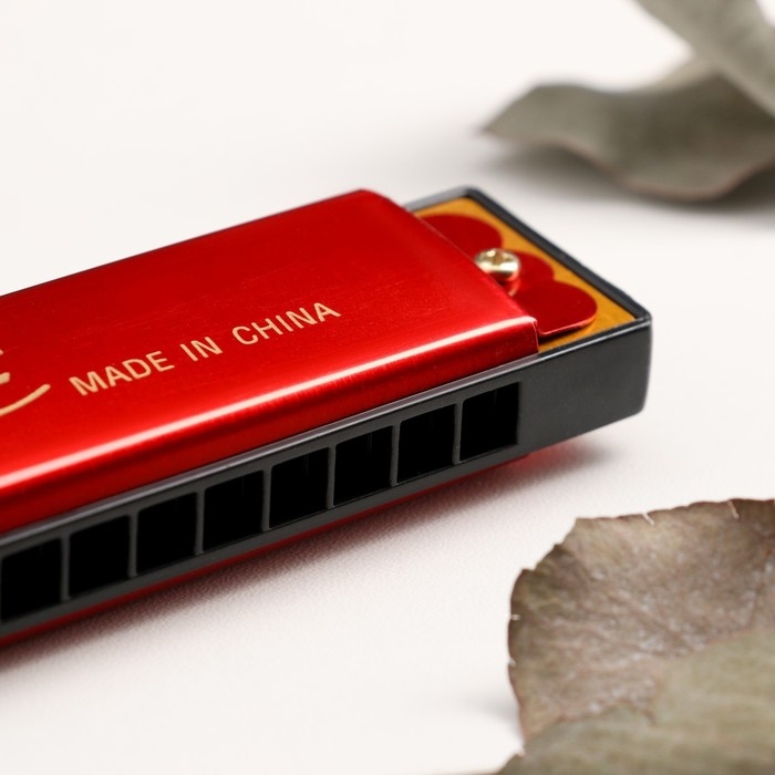 Губная гармошка, хроматическая, 16 отверстий, цвет микс Губная гармошка, хроматическая, 16 отверстий, цвет микс