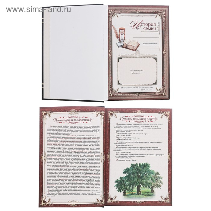 Новогодняя родословная книга &laquo;Новый год: Золотой шик&raquo;, 56 листов, 17 х 2 х 23,7 см.