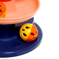 Развивающая пирамидка &laquo;Попади в корзину&raquo;, 6 элементов, цвет МИКС