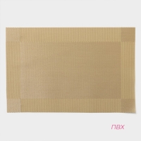 Салфетки сервировочные на стол Доляна &laquo;Шахматы&raquo;, 45&times;30 см, 4 шт, цвет карамельный