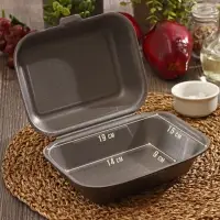 Ланч - бокс для бенто-торта и бургера, 19&times;15&times;7 см, чёрный