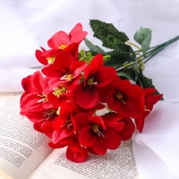 Букет "Нарцисс махровый" 32 см, микс