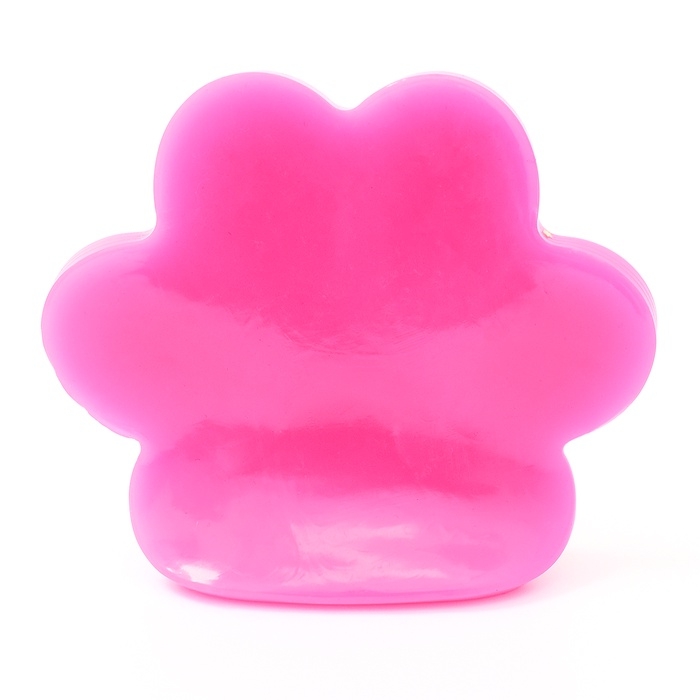 Сквиш антистресс - игрушка &laquo;Кошачья лапка&raquo;, с блёстками, МИКС