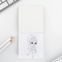 Подарочный набор: блокнот-раскраска и восковые мелки &laquo;Мечта принцессы&raquo;