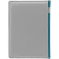 Ежедневник Spain Shall, недатированный, серый с бирюзовым