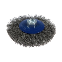 Щетка металлическая для УШМ ТУНДРА, "тарелка", М14, 115 мм Щетка металлическая для УШМ ТУНДРА, "тарелка", М14, 115 мм