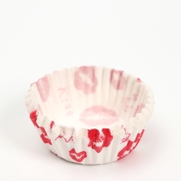 Форма для выпечки "Поцелуи" белая, 3,5 х 2 см набор 300 шт 7011031