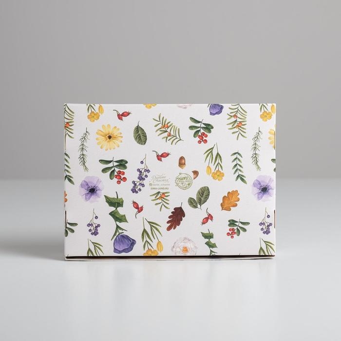 Коробка подарочная складная, упаковка, &laquo;Эко&raquo;, 21 х 15 х 5 см