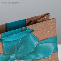 Пакет подарочный крафтовый горизонтальный, упаковка, &laquo;Кому‒то особенному&raquo;, MS 23 х 18 х 10 см