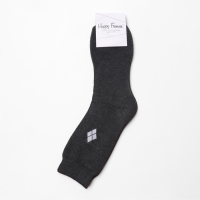 Носки мужские махровые, цвет графит, размер 27-29