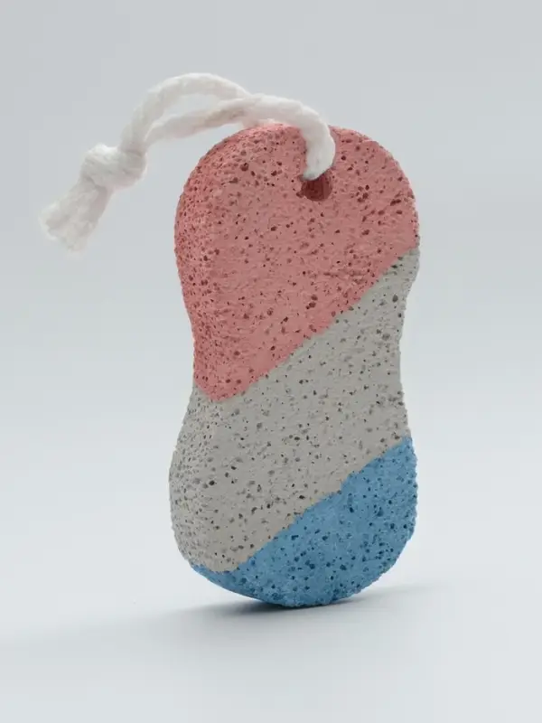 Пемза для педикюра &laquo;Бесконечность&raquo;, с подвесом, 9.5&times;4.5 см, в коробке, разноцветная