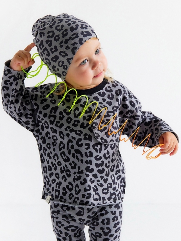 Джемпер Крошка Я Trendy grey, рост 80-86 см