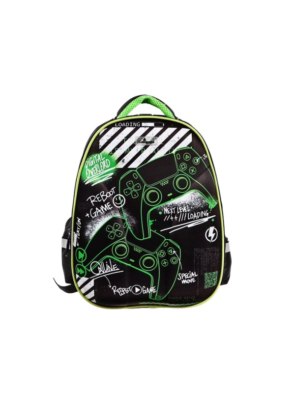 Рюкзак каркасный школьный, 39 х 30 х 14 см, Calligrata "Джойстик"