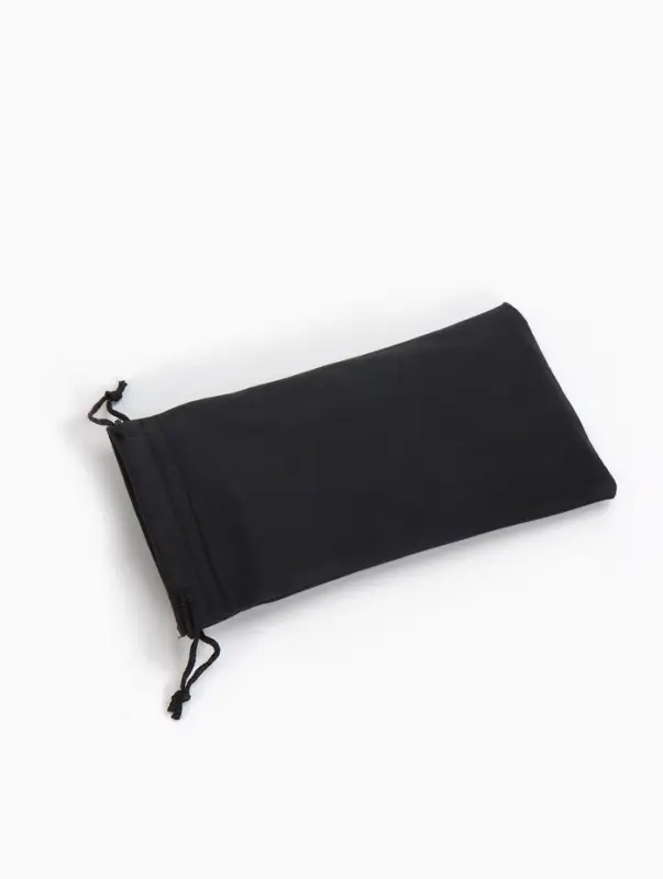 Чехол для очков на затяжке, длина 17.5 см, плотность 230 г/м&sup2;, чёрный