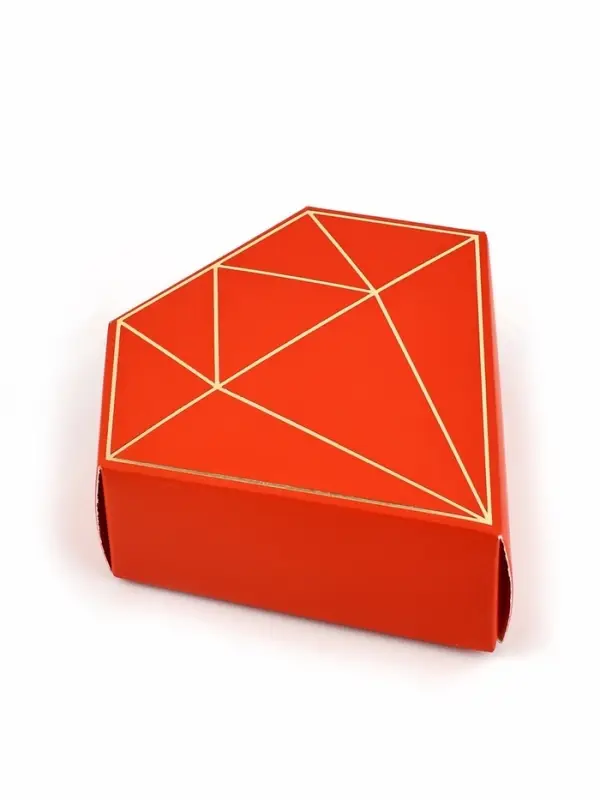 Коробка подарочная под бижутерию &laquo;Красная, тиснение&raquo;, 10 х 9 х 3.5 см