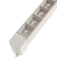 Трековый светильник линейный, поворотный, 20 Вт, 1800 Лм, 4000К, IP20, белый Трековый светильник линейный, поворотный, 20 Вт, 1800 Лм, 4000К, IP20, белый