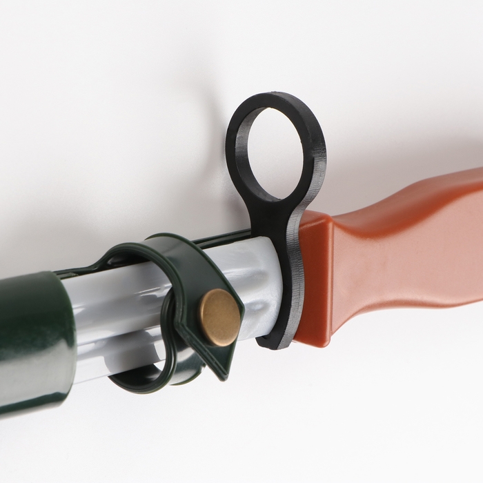 Штык-нож тренировочный, с ножнами, резиновый, 29.5 см