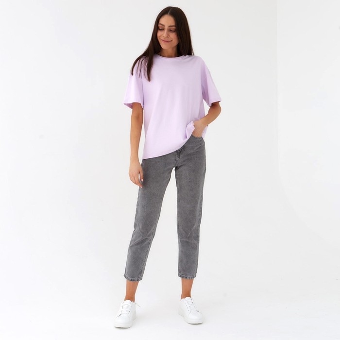 Футболка женская MIST basic, L-XL, лиловый Футболка женская MIST basic, L-XL, лиловый