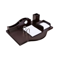 Набор настольный 5в1 с часами, 34*24*18 см