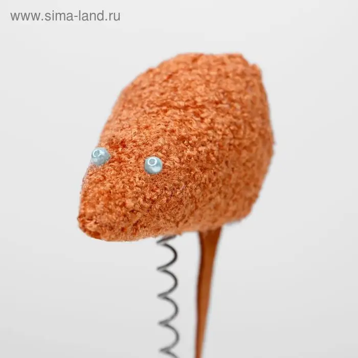 Игрушка для кошек с 3 дразнилками и когтеточкой, 27 х 15,5 х 25 см  микс цветов