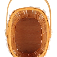 Корзина плетёная, 16&times;13&times;11 см, ручка h=11 см, ива, натуральный цвет