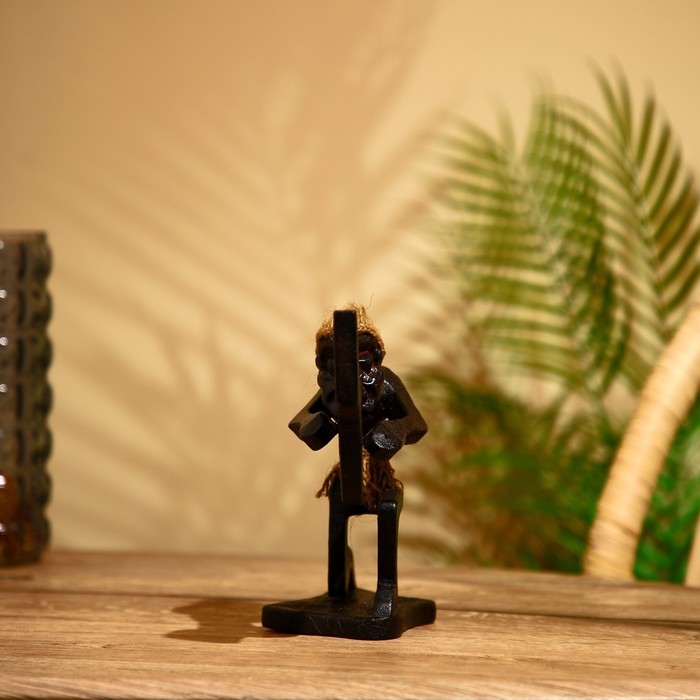 Сувенир из дерева &laquo;Абориген музыкант&raquo;, 15&times;8&times;19 см