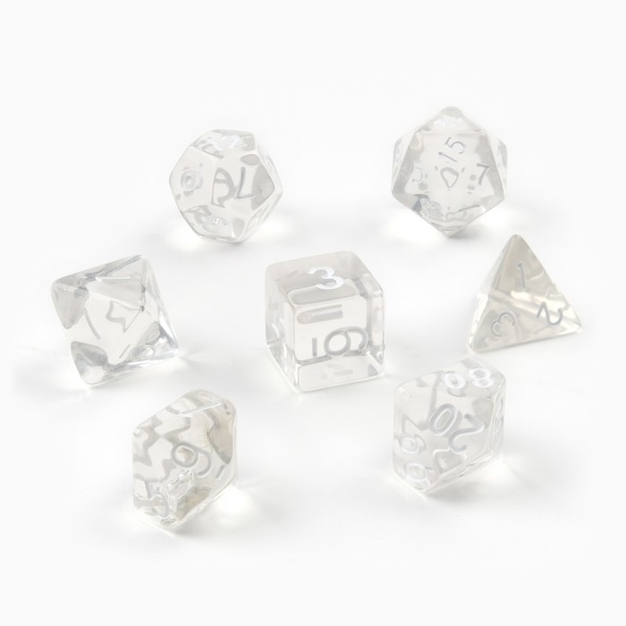 Набор кубиков для D&D (Dungeons and Dragons, ДнД) "Время игры", серия: D&D, 7 шт