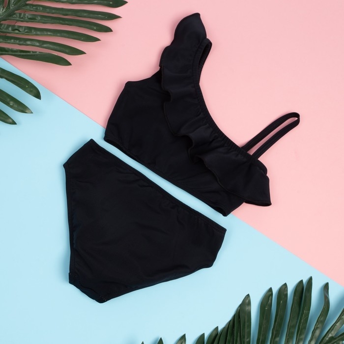 Купальник детский KAFTAN, рост 134-140 см, черный