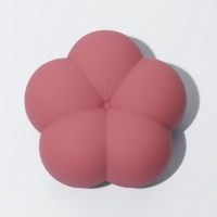 Расчёска массажная &laquo;Цветок&raquo;, 8.5&times;4 см, розовая