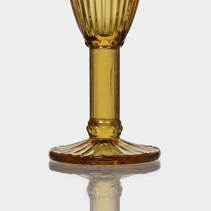 Бокал изстекла для шампанского &laquo;Босфор&raquo;, 160 мл, 7&times;7&times;20 см, цвет жёлтый