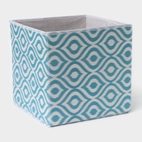 Короб для хранения Доляна &laquo;Лагуна&raquo;, 27&times;27&times;27 см, цвет бирюзовый