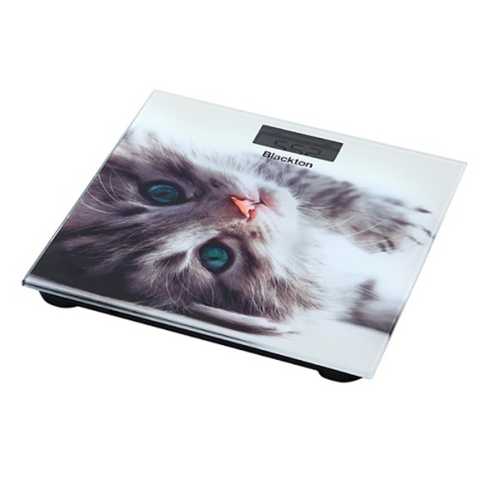 Весы напольные Blackton Bt BS1012, электронные, до 180 кг, Весы напольные Blackton Bt BS1012, электронные, до 180 кг, "кот"