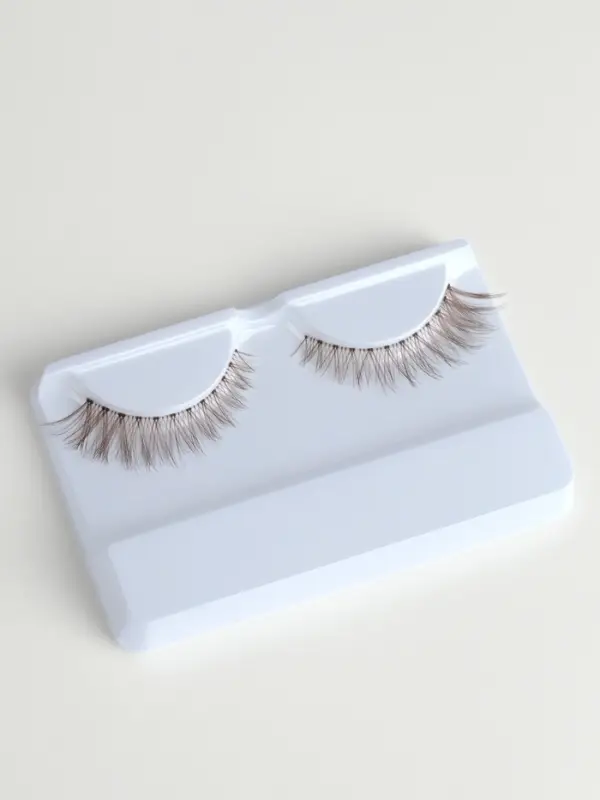 Ресницы накладные &laquo;Утончённость&raquo;, 10-14 мм, без клея, коричневые