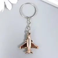 Брелок пластик под металл "Самолет"