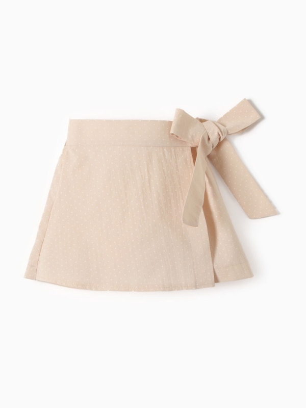 Юбка-шорты для девочки MINAKU, цвет бежевый, рост 110 см