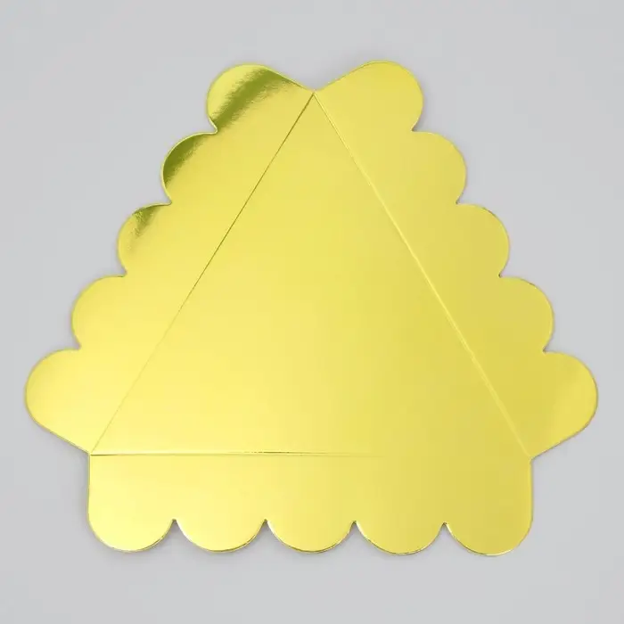 Коробка для печенья, кондитерская упаковка с пластиковой крышкой, &laquo;Жёлтая&raquo;, 18 х 3 см