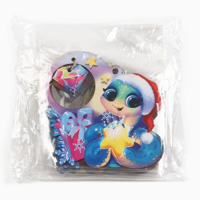 Елочная игрушка &laquo;Нежность&raquo; 6 шт., 8.8&times;8.7 см