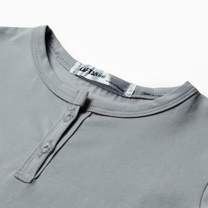 Лонгслив детский KAFTAN, р. 32 (110-116 см), серый Лонгслив детский KAFTAN, р. 32 (110-116 см), серый